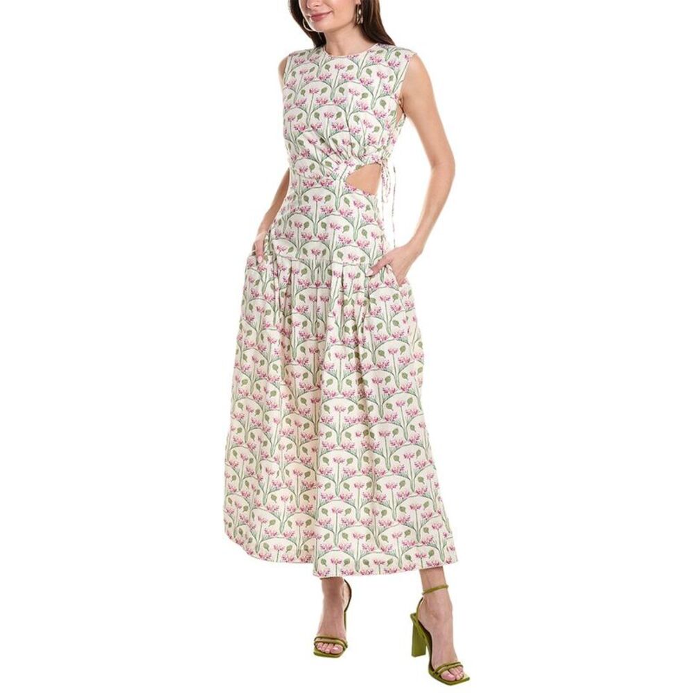 Floral Sleeveless Maxi Dress